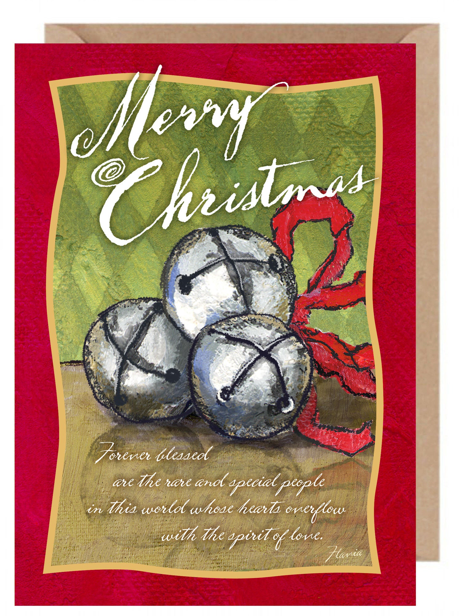 Merry Christmas - a Flavia Weedn inspirational greeting card 0003-6858